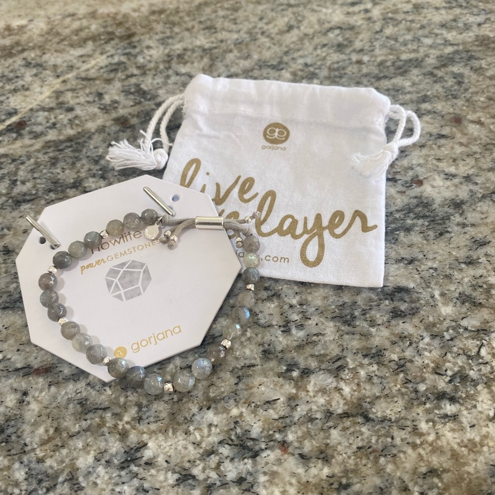 Gorjana Gray Gemstone Bracelet